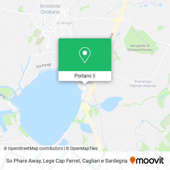Mappa So Phare Away, Lege Cap Ferret