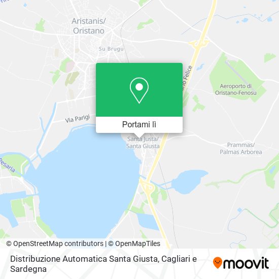 Mappa Distribuzione Automatica Santa Giusta