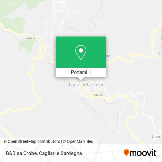 Mappa B&B sa Crobe