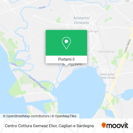 Mappa Centro Cottura Gemeaz Elior