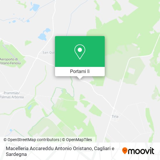 Mappa Macelleria Accareddu Antonio Oristano