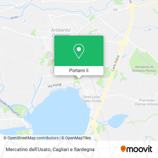 Mappa Mercatino dell'Usato