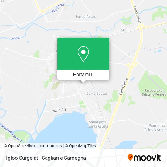 Mappa Igloo Surgelati
