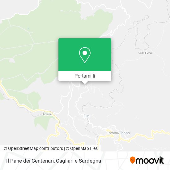 Mappa Il Pane dei Centenari