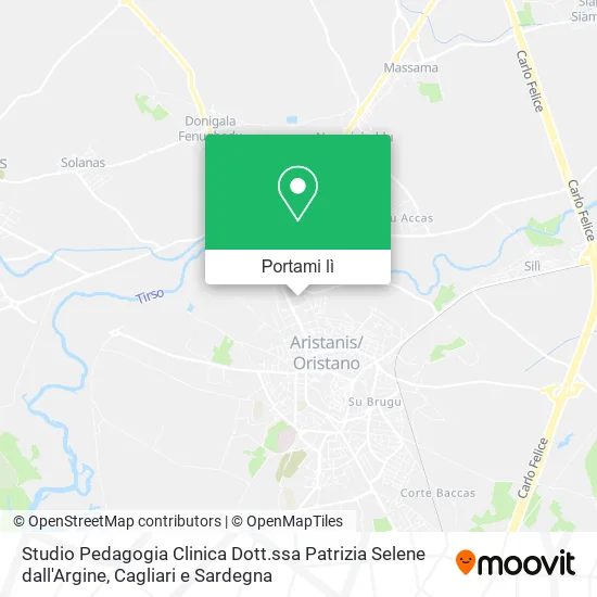 Mappa Studio Pedagogia Clinica Dott.ssa Patrizia Selene dall'Argine