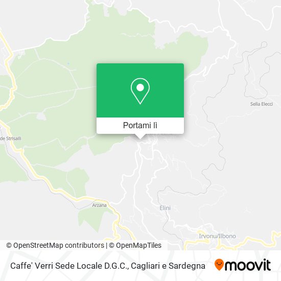 Mappa Caffe' Verri Sede Locale D.G.C.