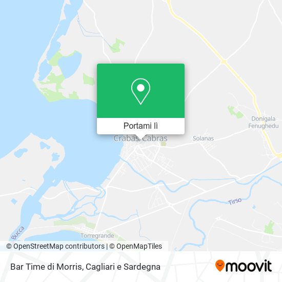 Mappa Bar Time di Morris