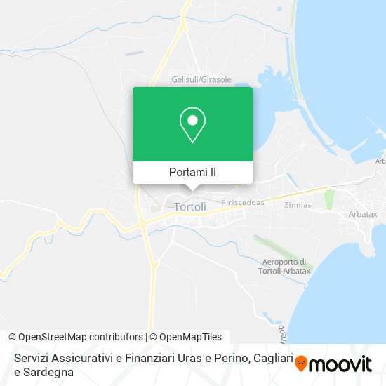 Mappa Servizi Assicurativi e Finanziari Uras e Perino