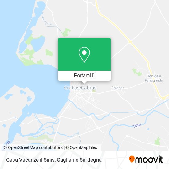 Mappa Casa Vacanze il Sinis