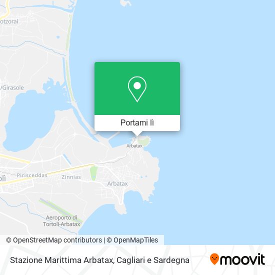 Mappa Stazione Marittima Arbatax