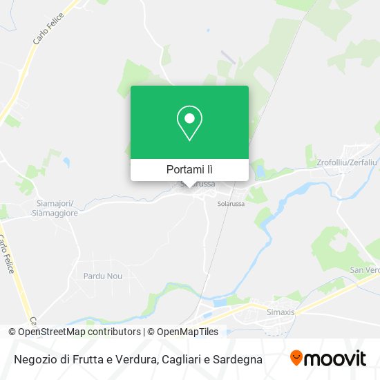 Mappa Negozio di Frutta e Verdura