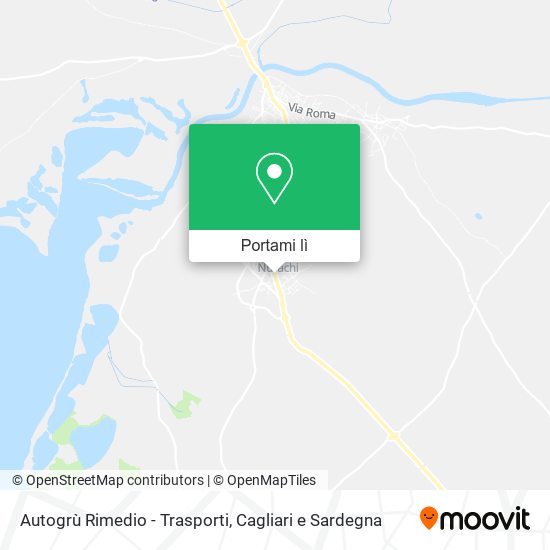 Mappa Autogrù Rimedio - Trasporti
