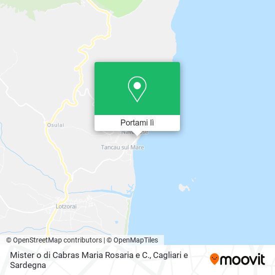 Mappa Mister o di Cabras Maria Rosaria e C.