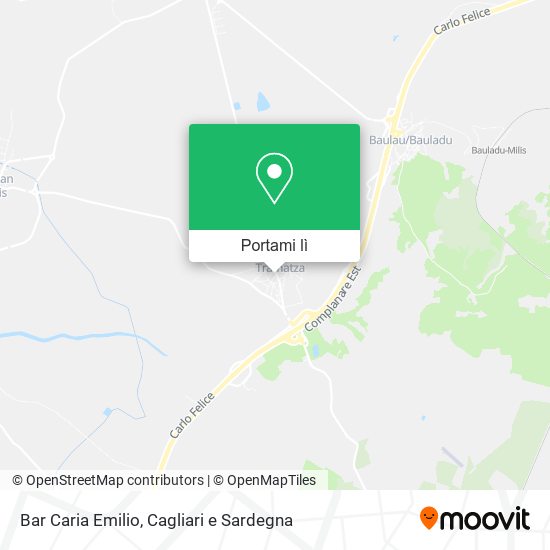 Mappa Bar Caria Emilio