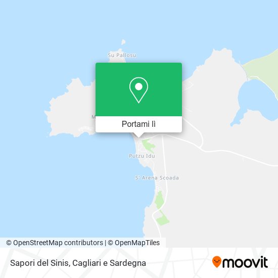 Mappa Sapori del Sinis