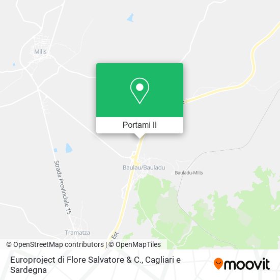 Mappa Europroject di Flore Salvatore & C.