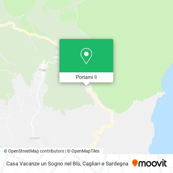 Mappa Casa Vacanze un Sogno nel Blù