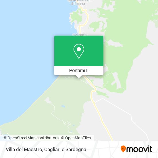 Mappa Villa del Maestro