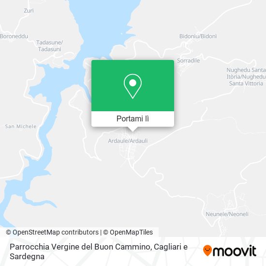 Mappa Parrocchia Vergine del Buon Cammino