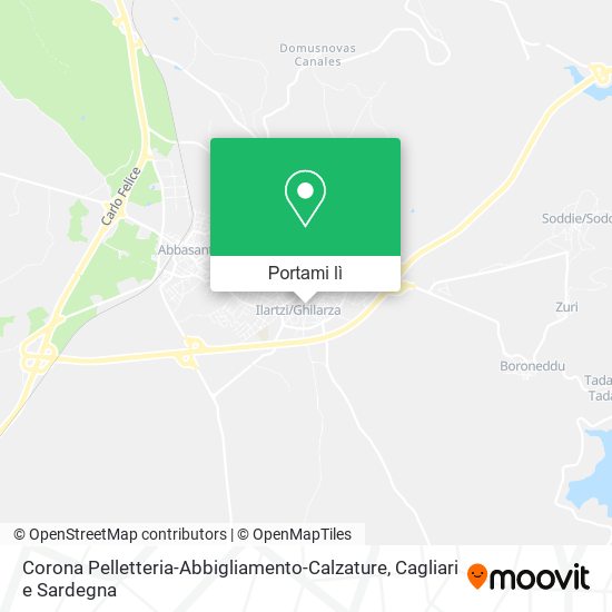 Mappa Corona Pelletteria-Abbigliamento-Calzature
