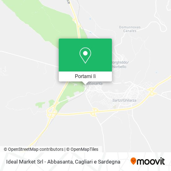 Mappa Ideal Market Srl - Abbasanta