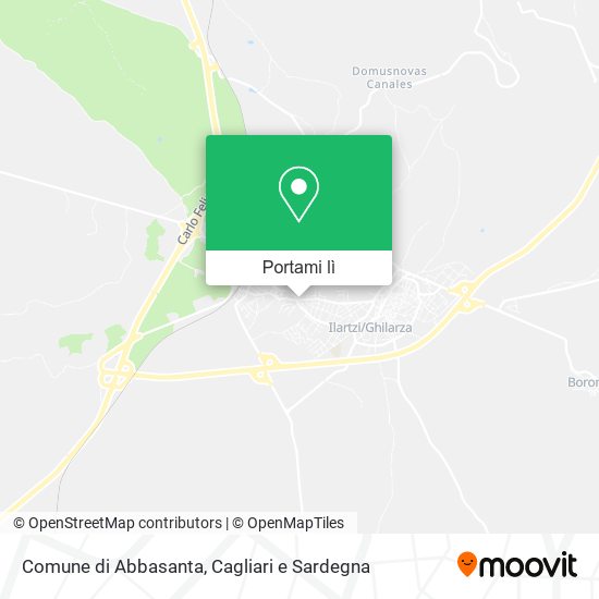 Mappa Comune di Abbasanta