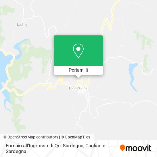Mappa Fornaio all'Ingrosso di Quí Sardegna