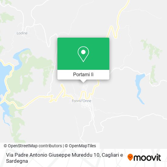 Mappa Via Padre Antonio Giuseppe Mureddu 10