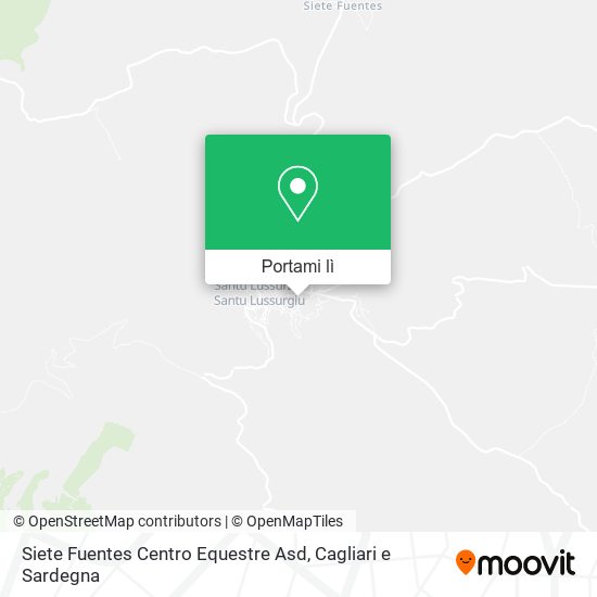 Mappa Siete Fuentes Centro Equestre Asd