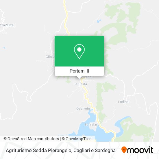 Mappa Agriturismo Sedda Pierangelo