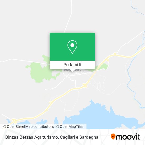 Mappa Binzas Betzas Agriturismo