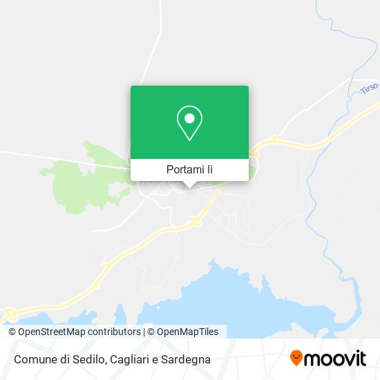 Mappa Comune di Sedilo