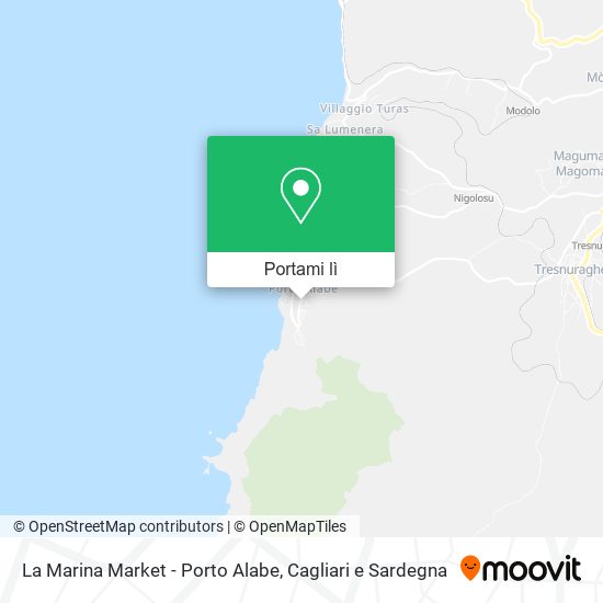 Mappa La Marina Market - Porto Alabe