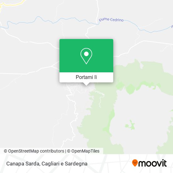 Mappa Canapa Sarda