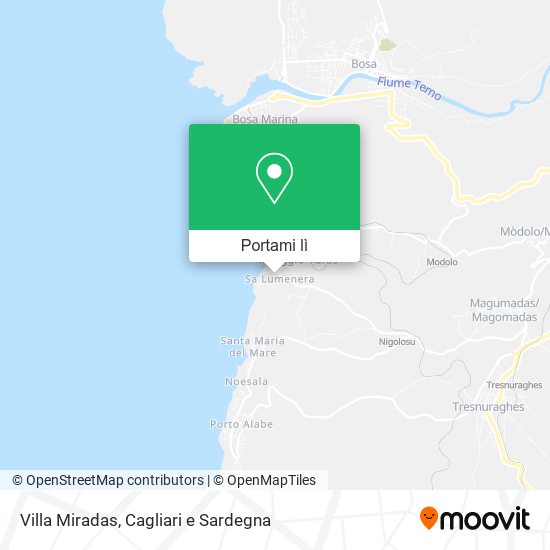 Mappa Villa Miradas