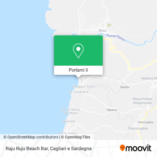 Mappa Raju Ruju Beach Bar