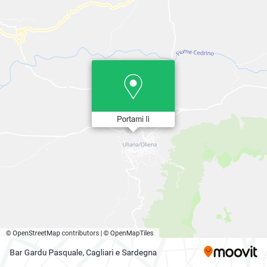 Mappa Bar Gardu Pasquale