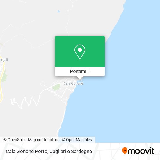 Mappa Cala Gonone Porto