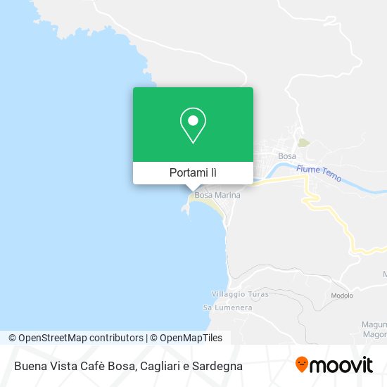 Mappa Buena Vista Cafè Bosa