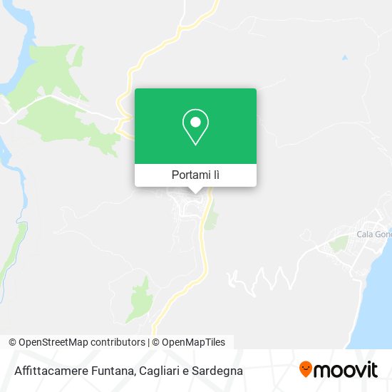 Mappa Affittacamere Funtana