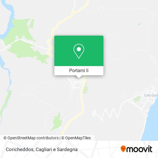 Mappa Coricheddos