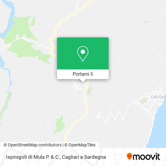 Mappa Ispinigoli di Mula P. & C.