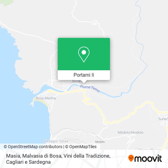 Mappa Masia, Malvasia di Bosa, Vini della Tradizione