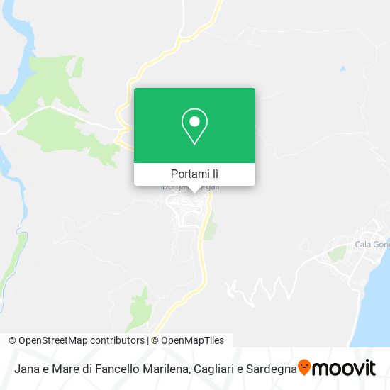 Mappa Jana e Mare di Fancello Marilena
