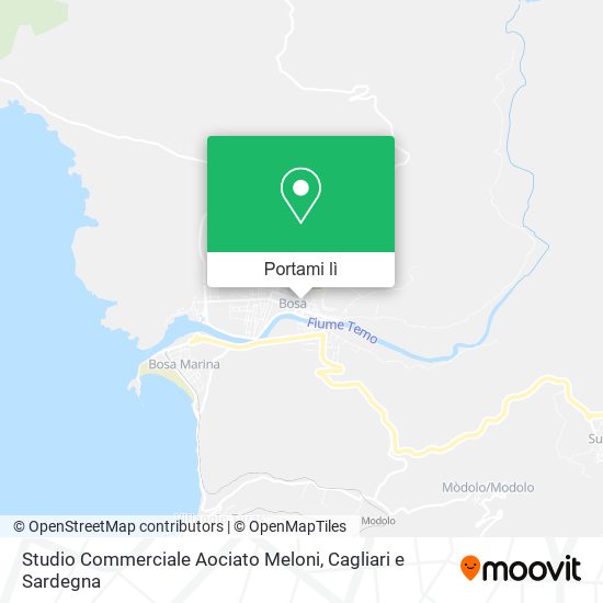 Mappa Studio Commerciale Aociato Meloni