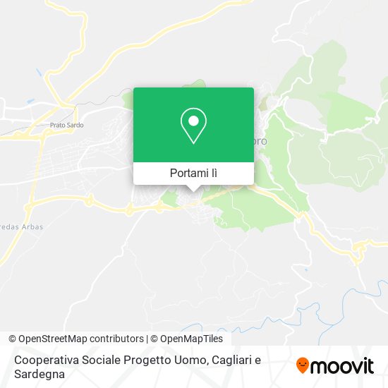 Mappa Cooperativa Sociale Progetto Uomo