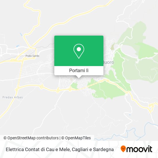 Mappa Elettrica Contat di Cau e Mele