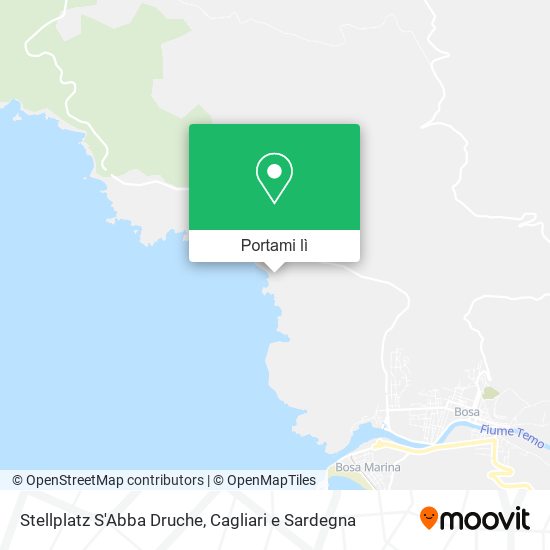 Mappa Stellplatz S'Abba Druche