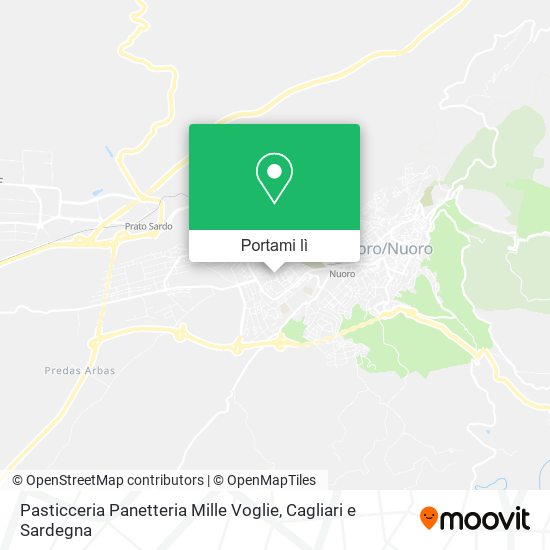 Mappa Pasticceria Panetteria Mille Voglie
