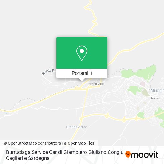 Mappa Burruciaga Service Car di Giampiero Giuliano Congiu